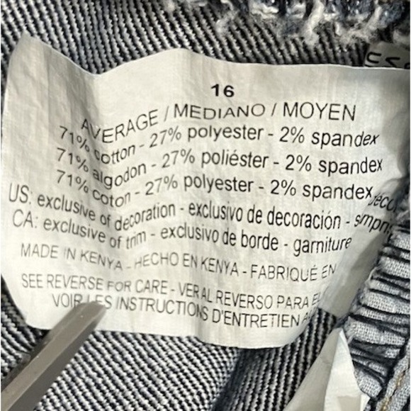 Gloria Vanderbilt Amanda Blue Jeans Women's Size 16 Mom Jeans - Picture 5 of 6